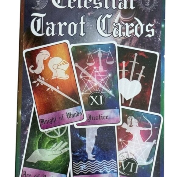 Celestial Tarot Card Deck 78 Cards Astrology Stars Planets – New - Picture 2 of 5